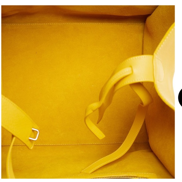 Celine Large Leather PhantomYellow Tote - Picture 11 of 16